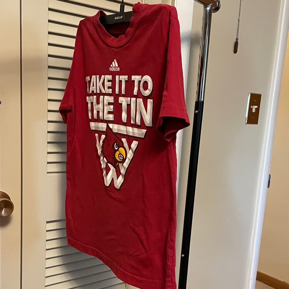 Adidas Cardinal Red Graphic Tee